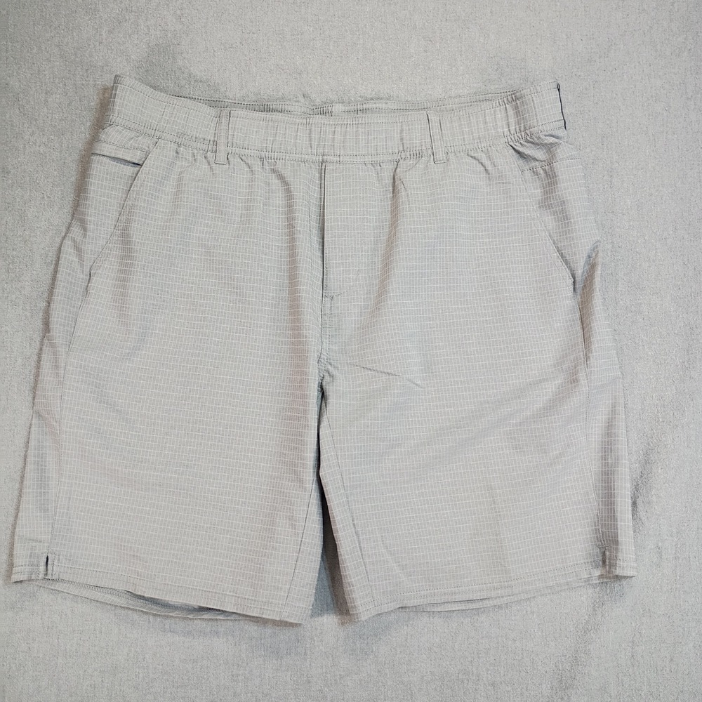 AndersonOrd Performance Apparel Shorts Mens 36 Golf Grey Ripstop 4-Way Stretch